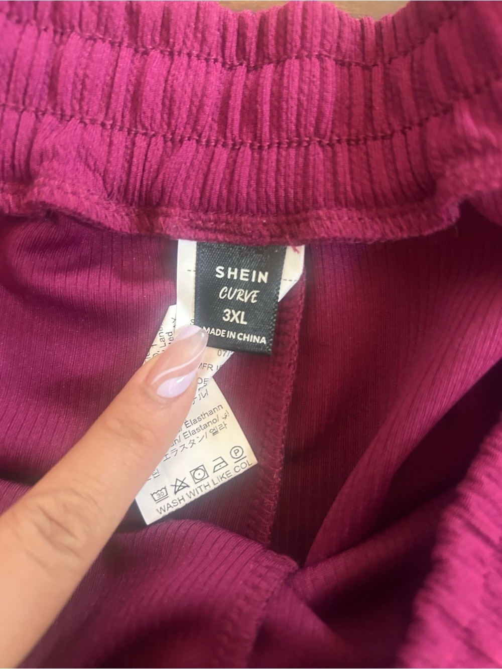 NWOT Ribbed Tank & Shorts Set Deep Pink - Picture 3 of 9